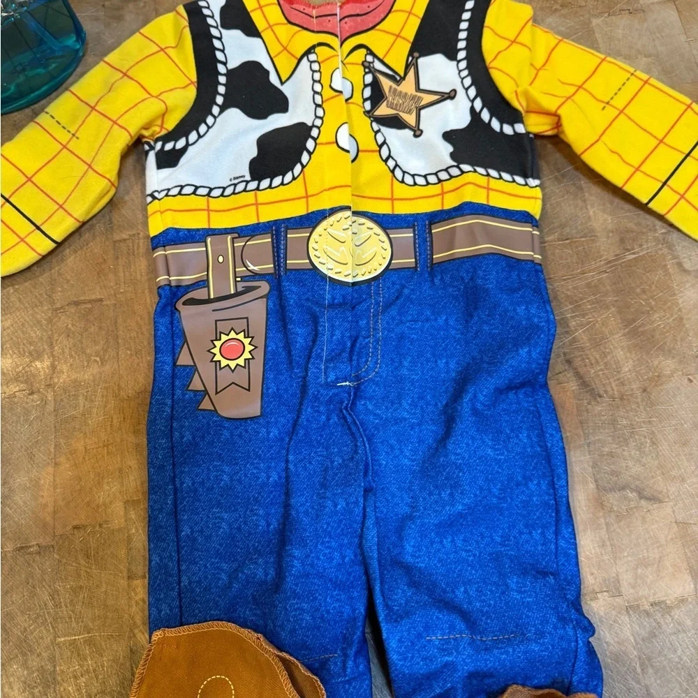 Disney Pixar Toy Story Woody Cowboy Costume Sz 12-18 months Halloween Costume - Picture 2 of 14
